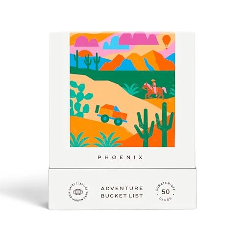 Arizona Adventure Bucket List - 50 Scratch-Off Cards Multicolor