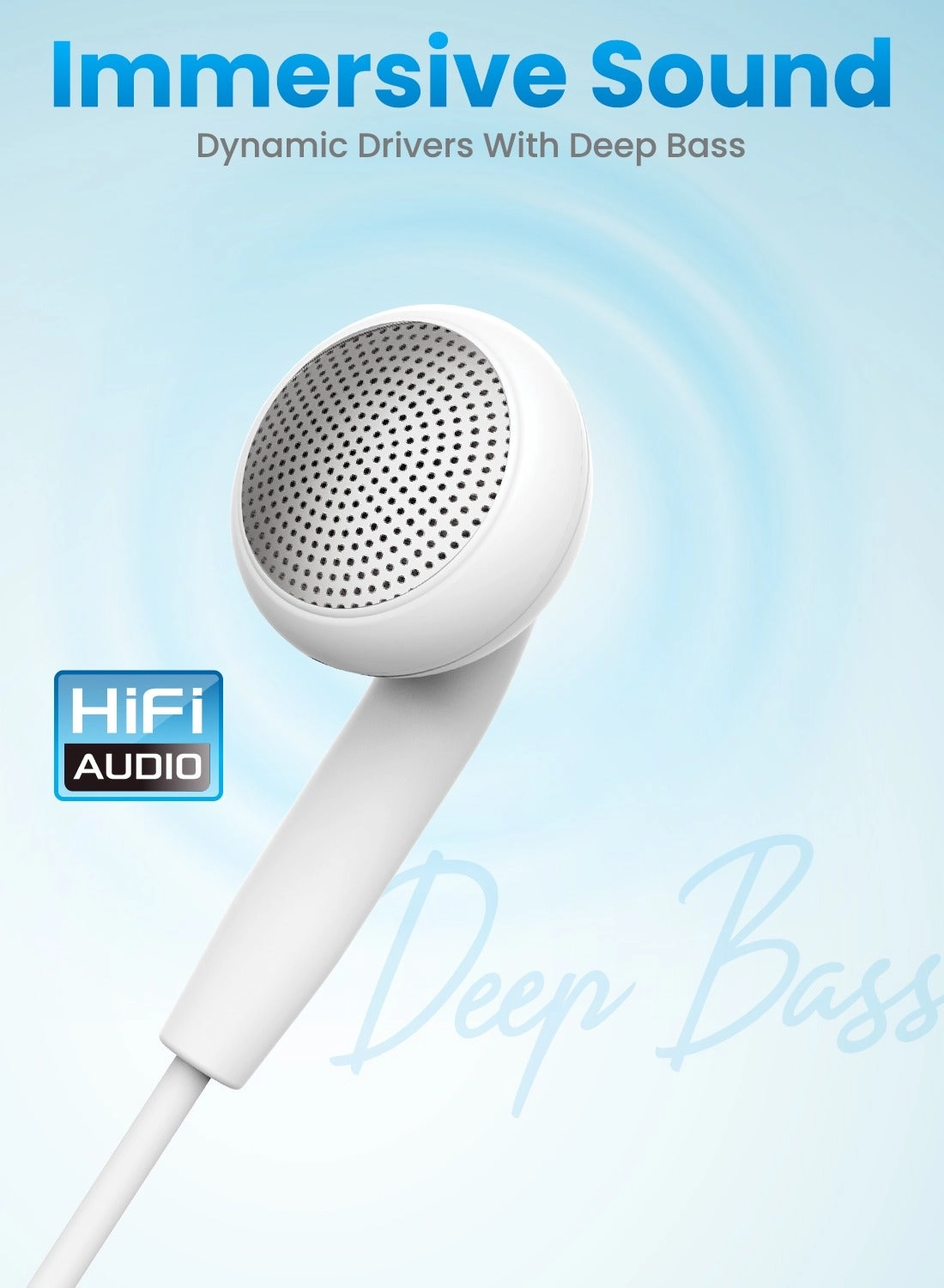 Wired Mono Stereo Earphone