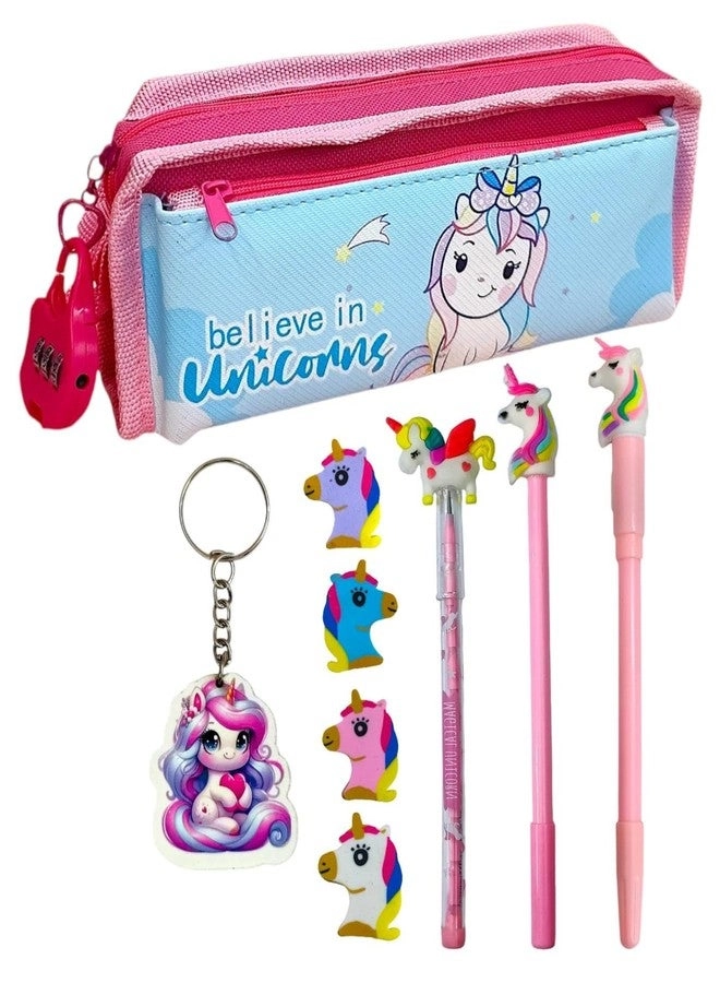 Unicorn Stationery Set - 8 Items
