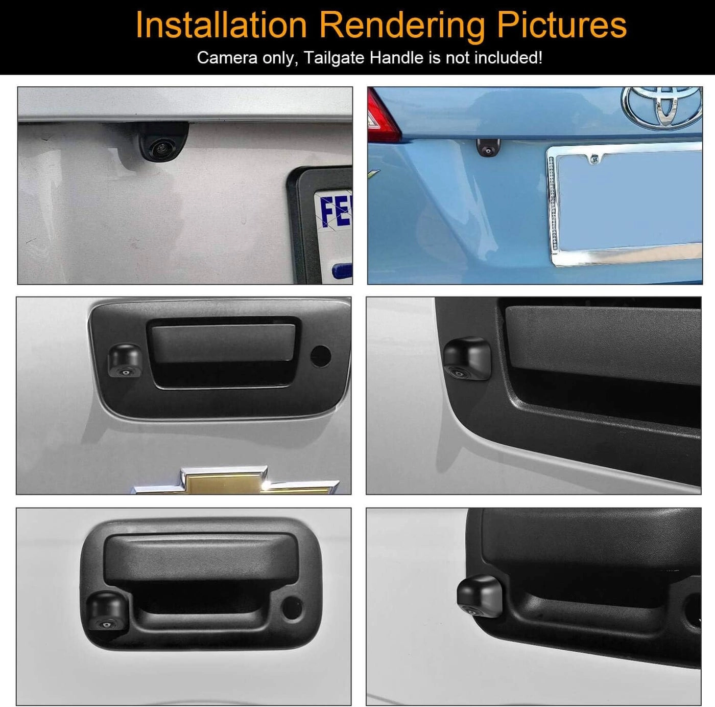 Backup/Front View Camera - 600TVL