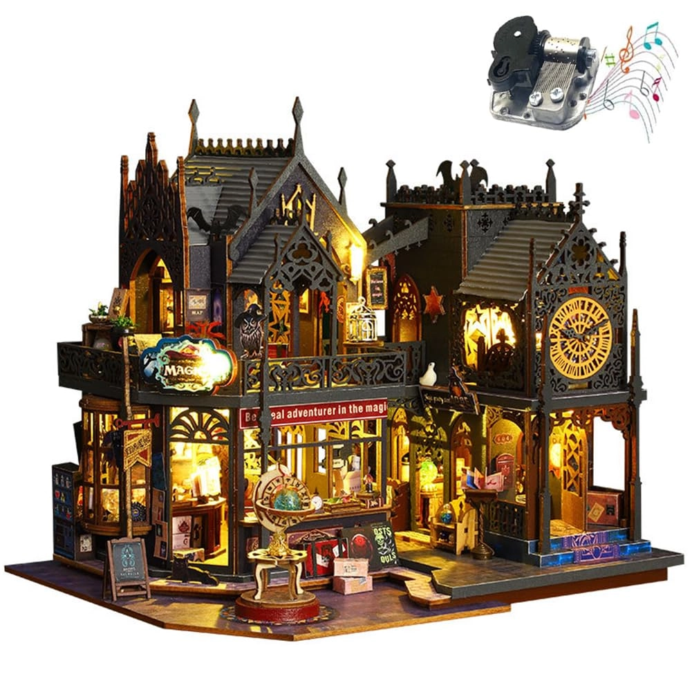 Magic House - 3D Mini Dollhouse Musical Movement