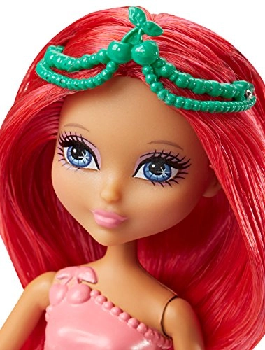 Barbie Dreamtopia Bubbles n Fun Mermaid - green cherry stem tiara Ages 3+