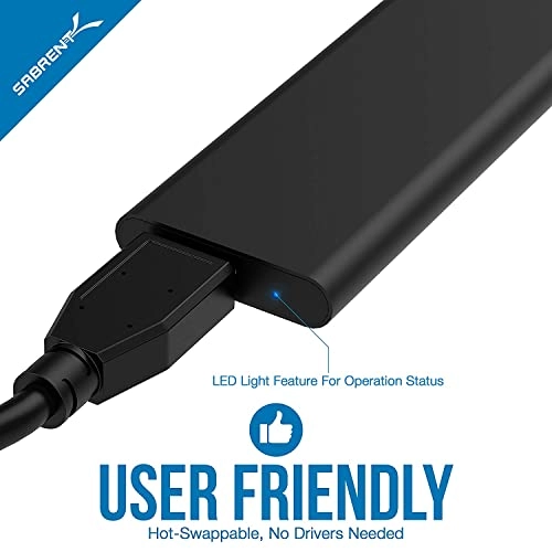 M.2 SSD to USB Enclosure - USB 3.0 M.2 SATA