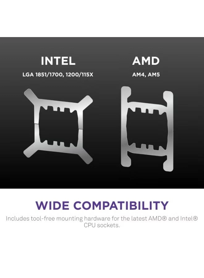 Kraken 240 - 2 fan(s) 120 millimeter