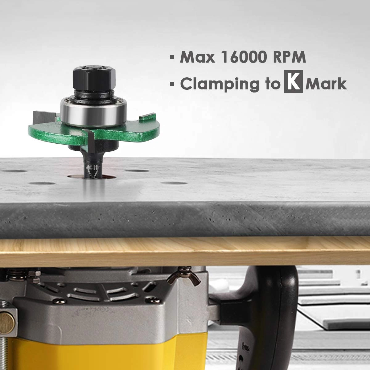 Pro Tongue and Groove Router Bit - 1/4 Inch 2 Pieces