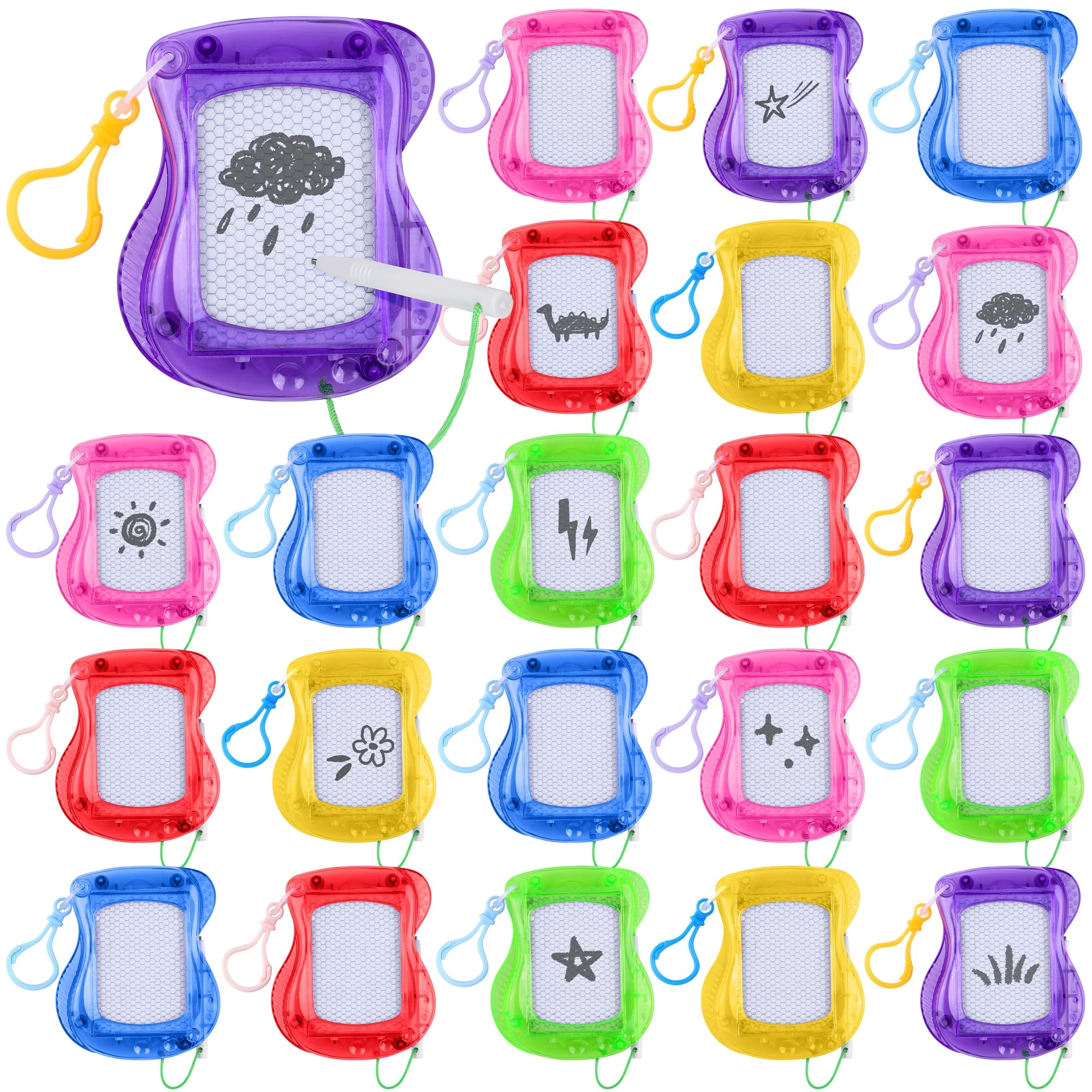 Aodaer Mini Magnetic Drawing Board - 12 Pieces