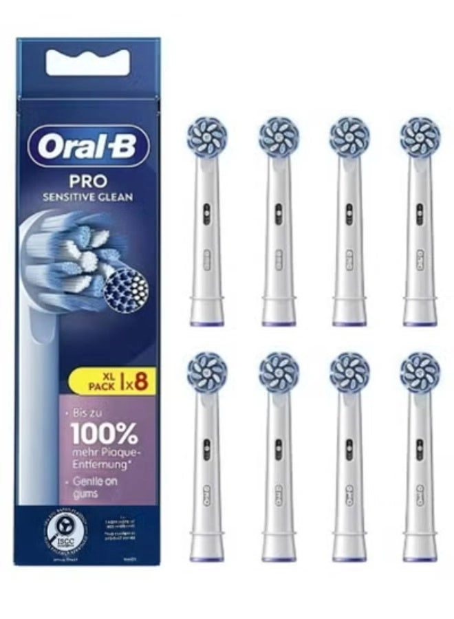 Sensitive Clean - Pack of 8 Extra Soft Bristles