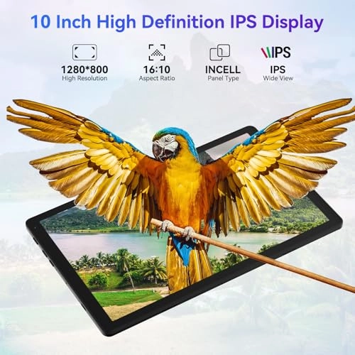 Tablet 10 Inch Android 15 OS GMS Certified Tablets PC - 32GB 10"