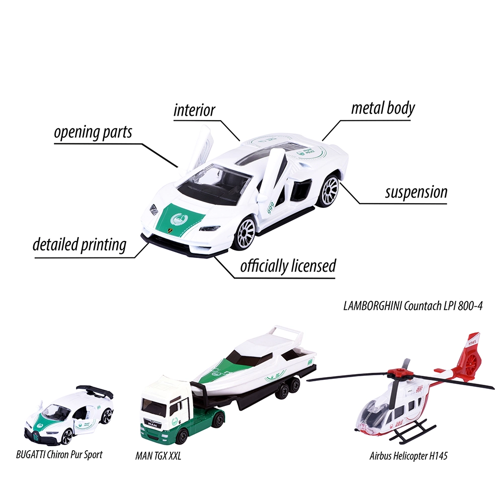 Dubai Police Car - 5pcs Giftpack