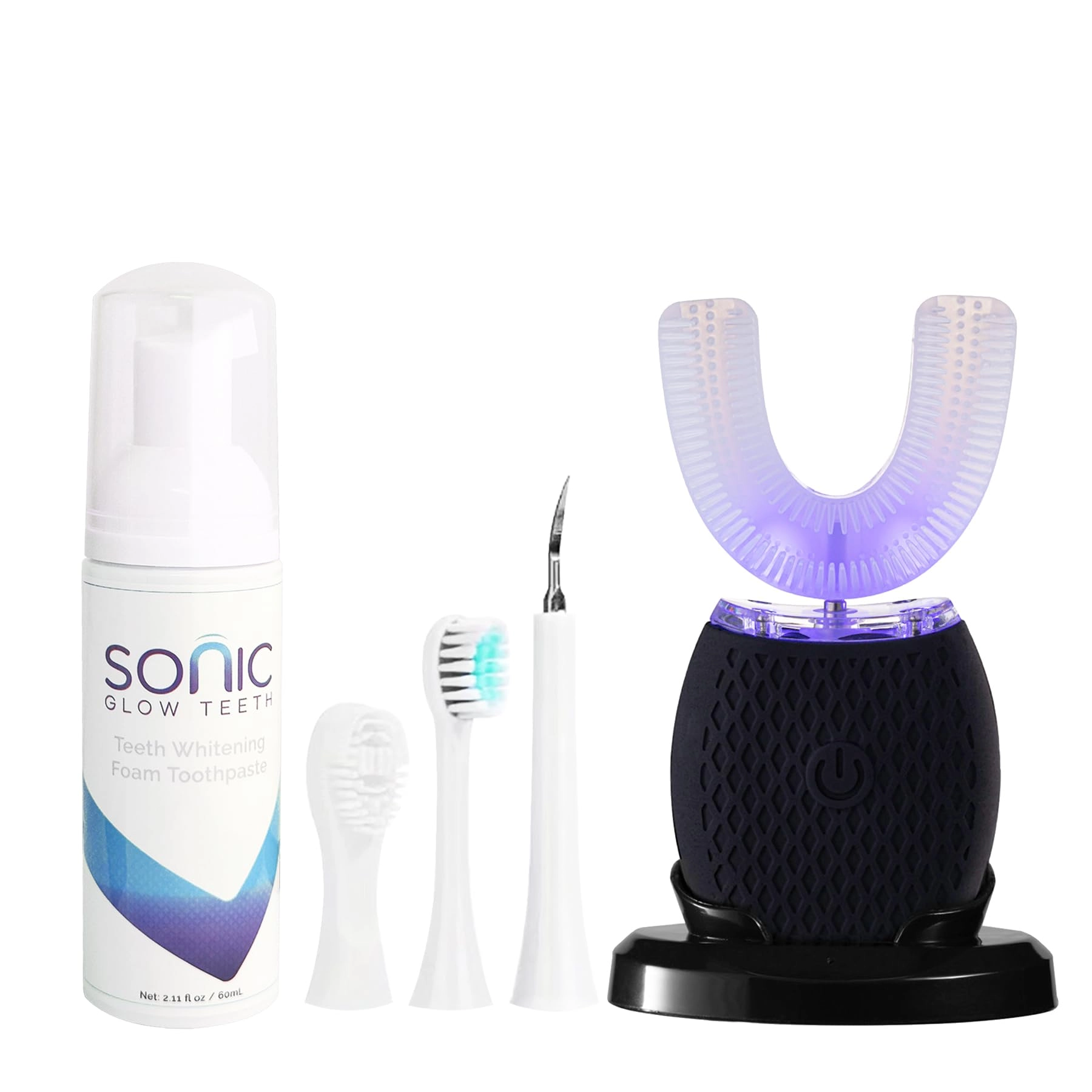 Ultrasonic Toothbrush - 30s Cleaning Wireless Charging