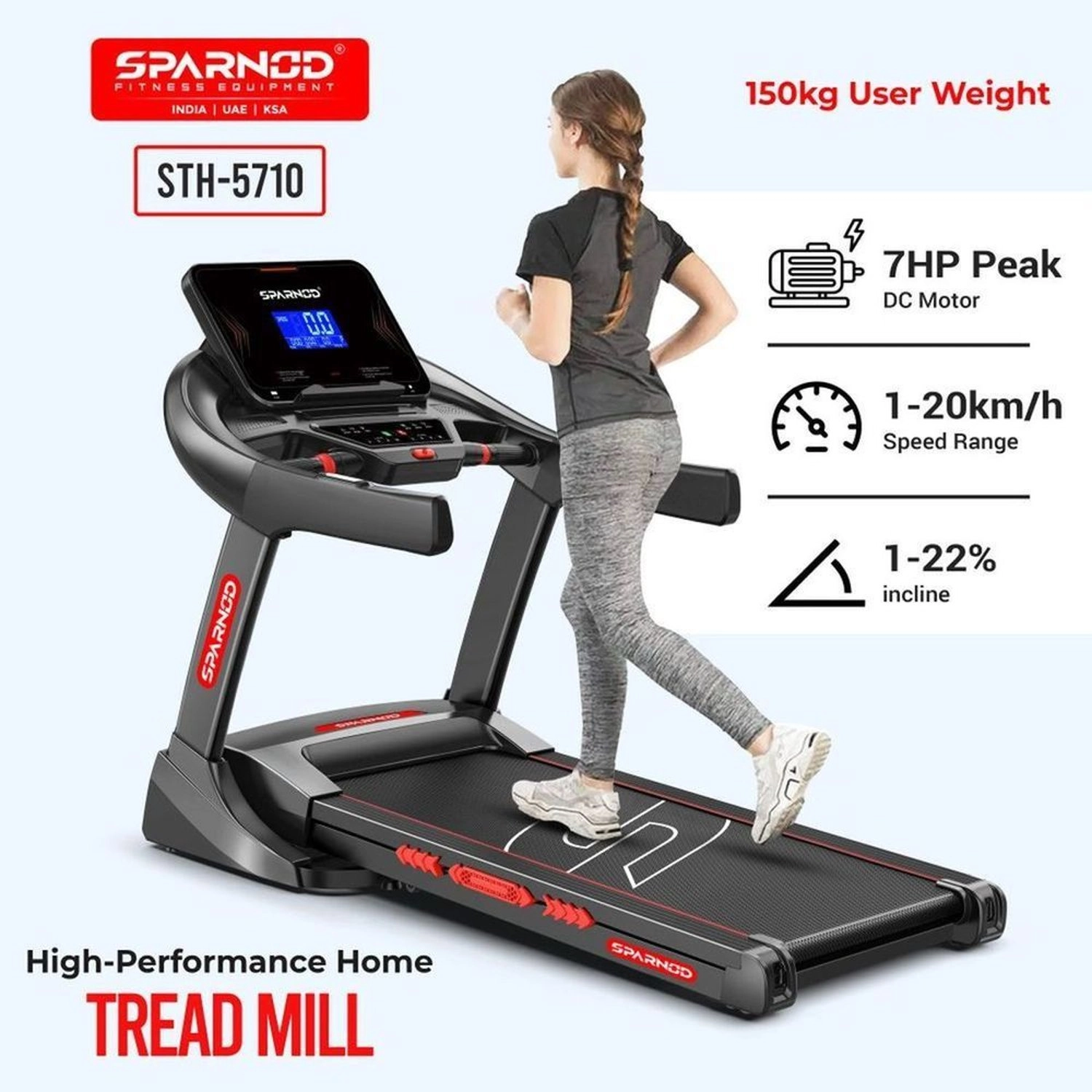 Foldable Treadmill 7hp Dimension2D[width=560.0, height=1350.0]mm