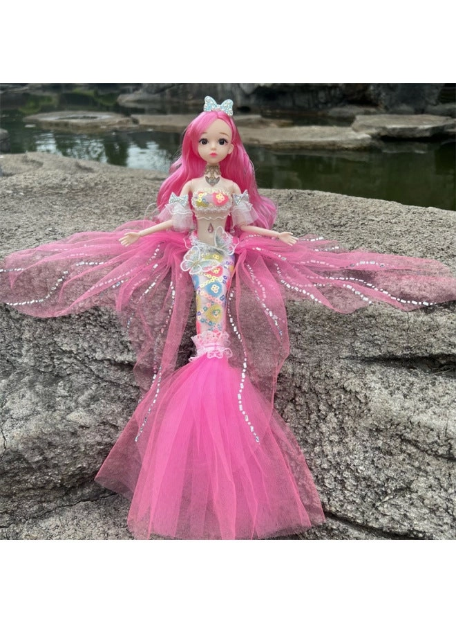 Generic Doll Set - Mermaid Princess Play House Gift Box