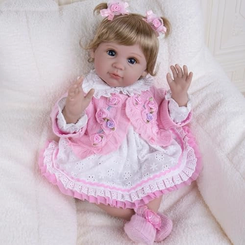 Reborn Baby Doll - 22 inch Vinyl Girl Ages 3+