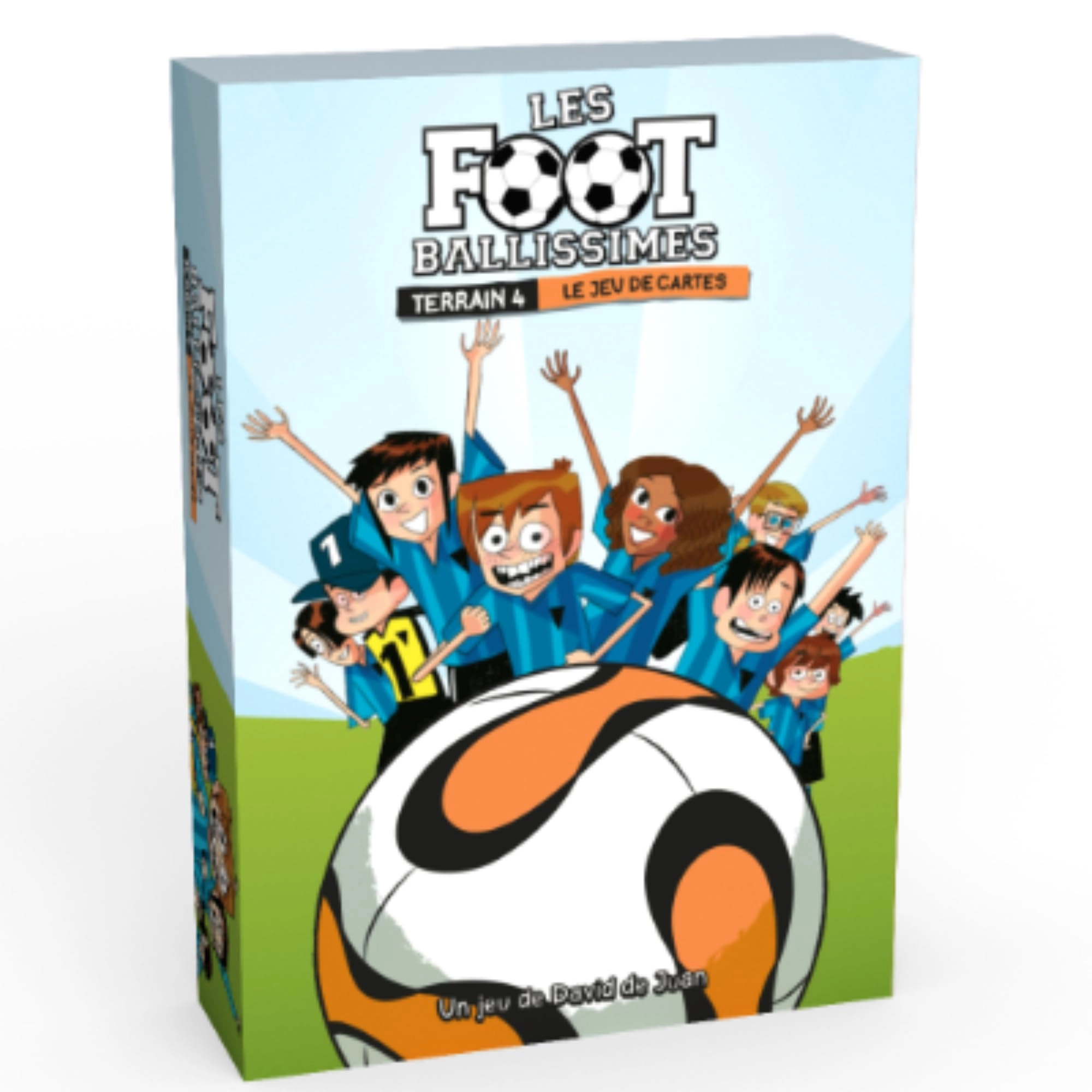 ZACATRUS Footballissimes: Terrain 4 - Family Card Game (French)