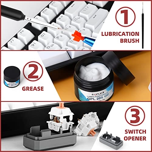 RUNJRX Keyboard Lube Kit - JRX 205G0 0.53oz/15g