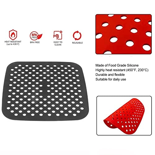 Air Fryer Mats - Silicone 4pcs