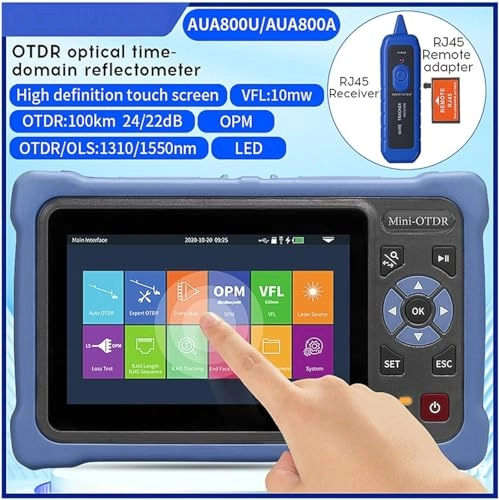 Fiber Optic Cable Tester - Portable Visual Fault Locator Optical Power Meter