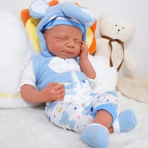 Reborn Baby Doll - 18.9 in Silicone Boy Ages 5+