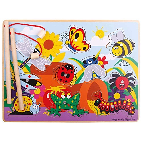 Wooden Magnetic Fun Bugs - 18+ months 10 pieces