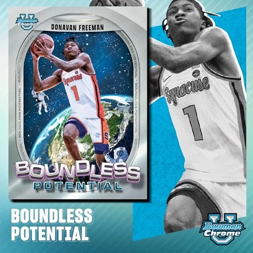 2024-25 Bowman University Chrome Basketball Mega Box - 60pcs