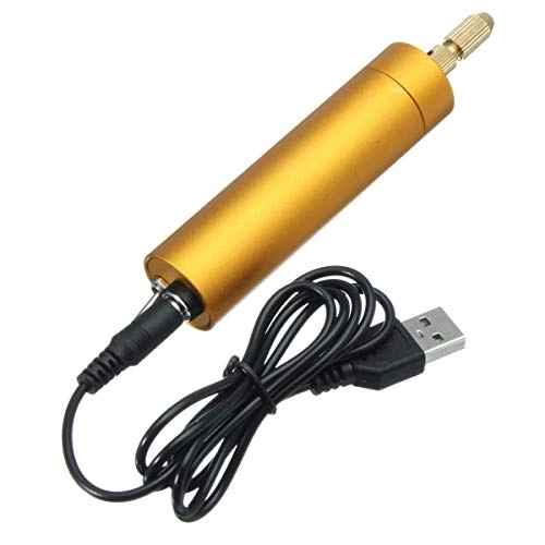 Micro Electric Hand Drill - DC5V 10x Twist Bits