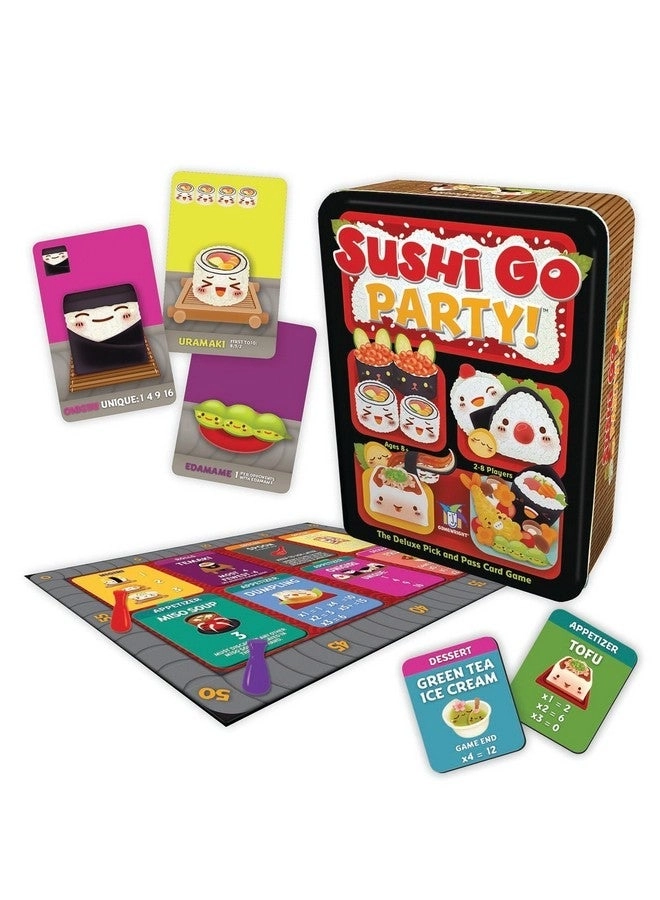 Sushi Go Party: The Deluxe - Card Game