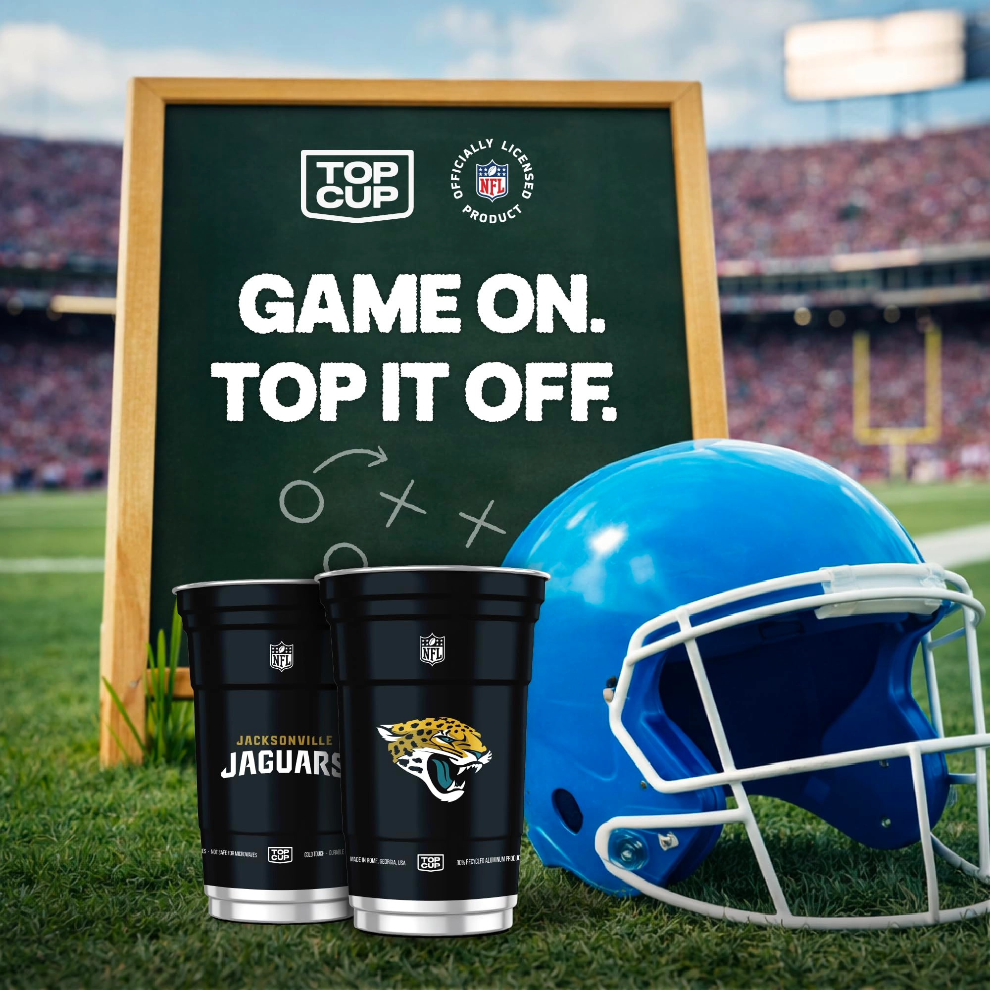 Jacksonville Jaguars Aluminum Cup - 20 pcs