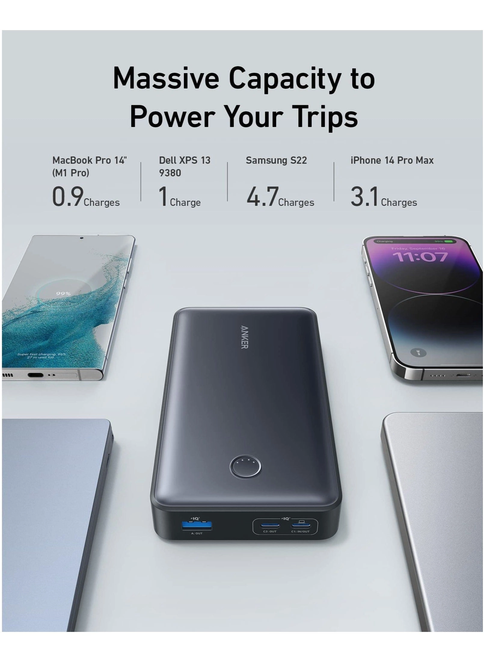 537 Power Bank - 24,000mAh 65W