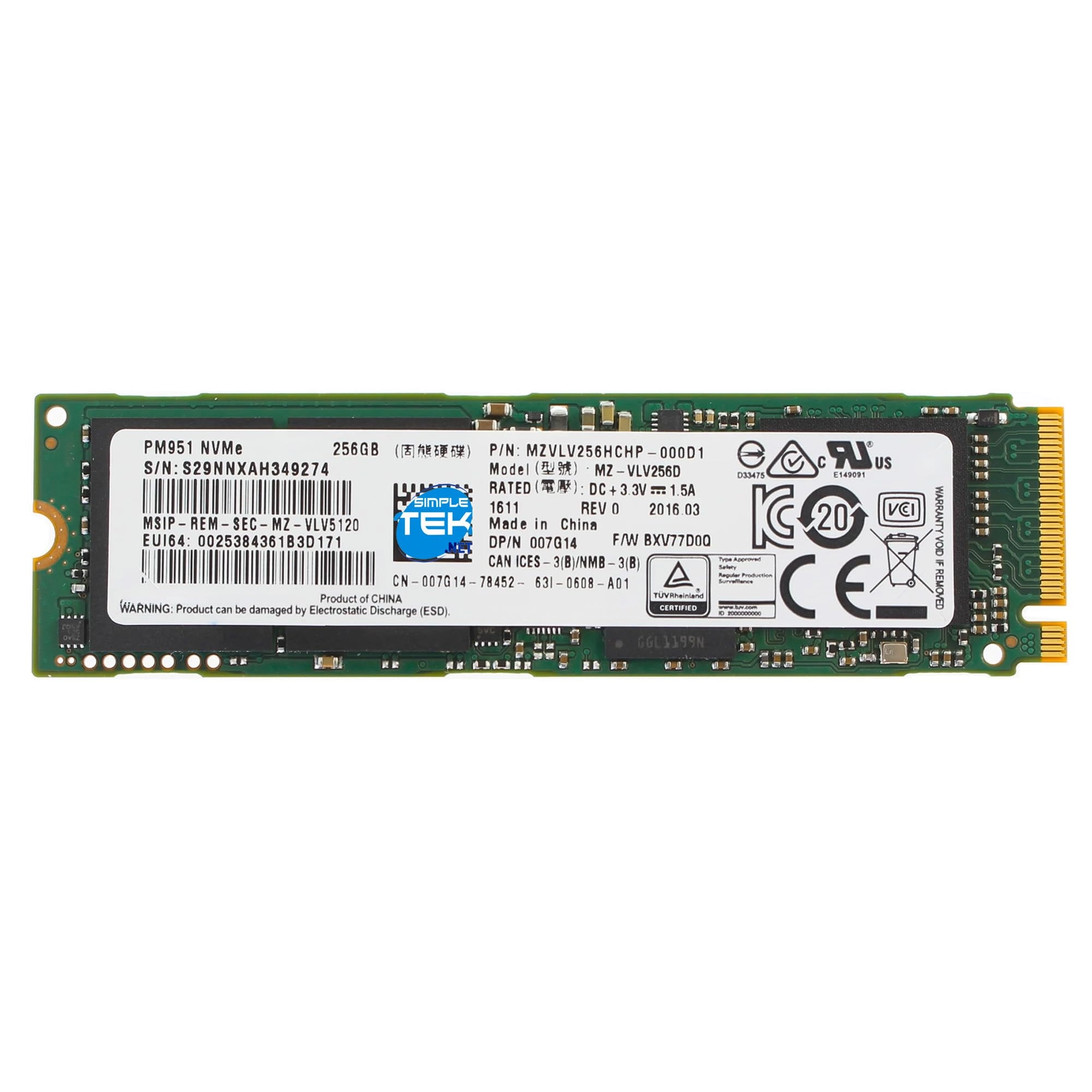 SIMPLETEK (Refurbished) M.2 2280 - 128GB