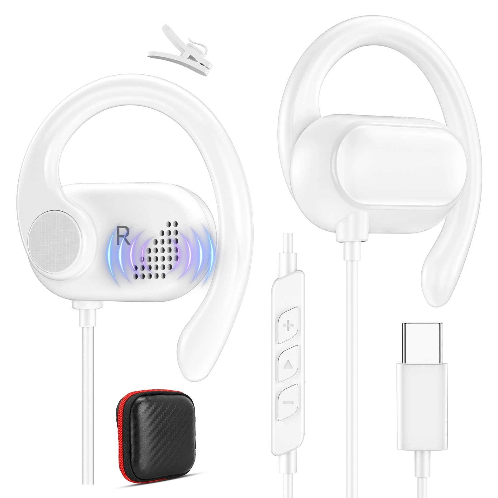 APETOO USB C Open-Ear Headphones Wired Headphone