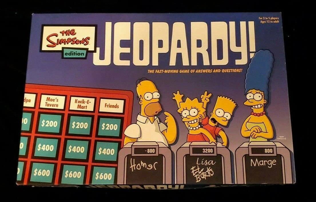 Pressman Jeopardy: The Simpson's Edition