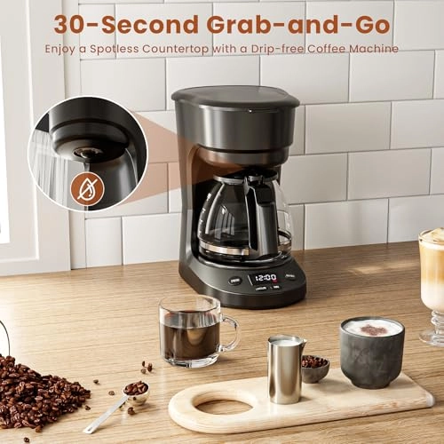 Drip Coffee Maker - 5 Cup Programmable Timer