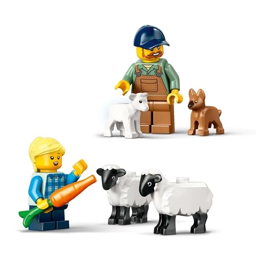 Farm Tractor (60461) - Trailer Sheep 2 minifigures