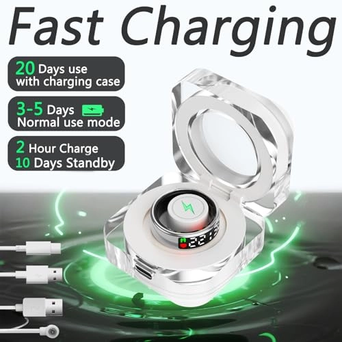 Smart Ring - Fitness Tracker Silver 13