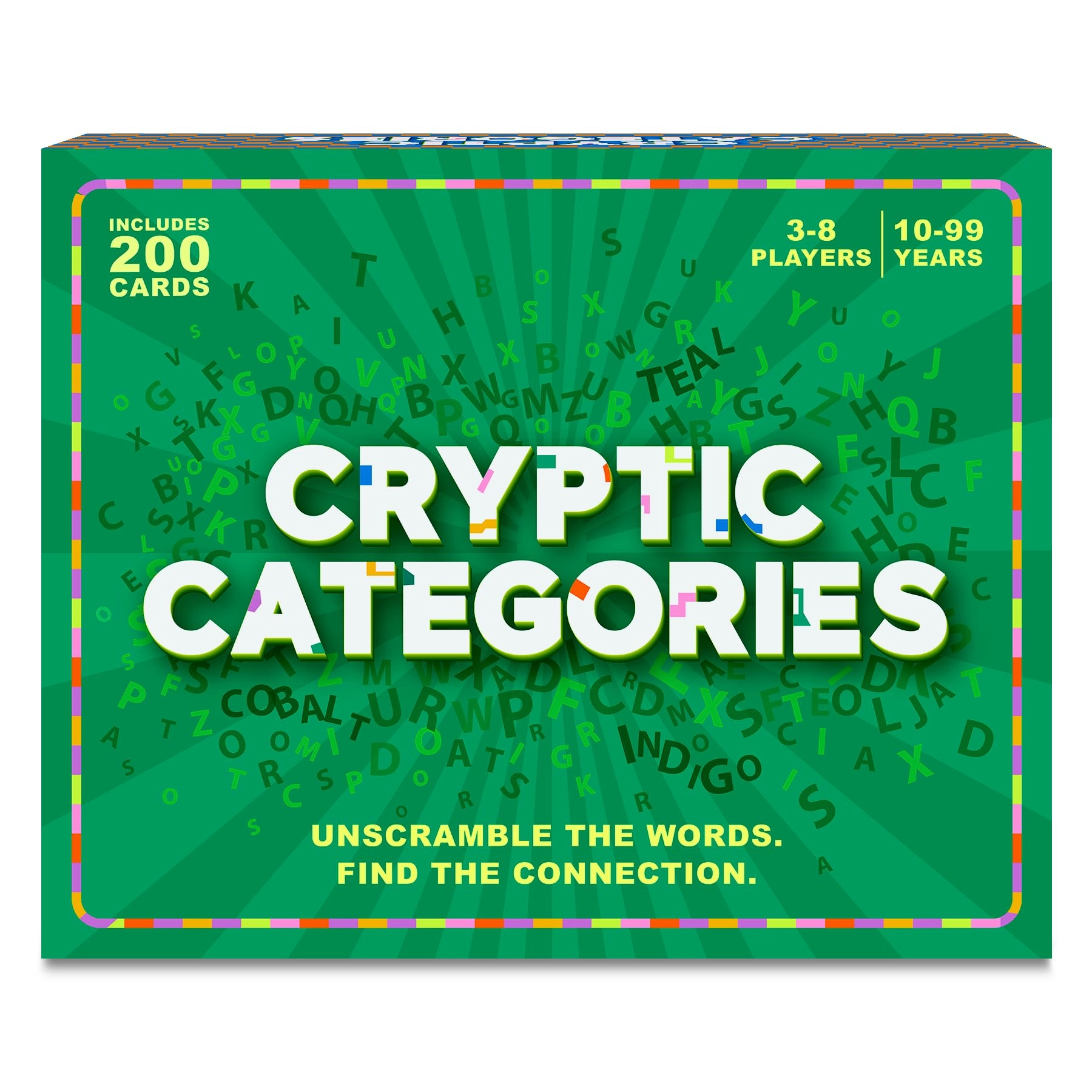 Gouda Games Cryptic Categories - 200 Cards 3-8 Players Ages 10+