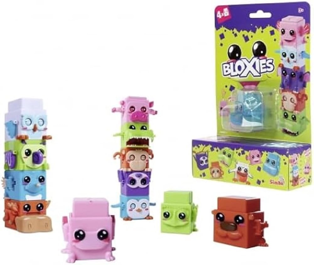 MZA STORES Bloxies Figure - 4 pcs