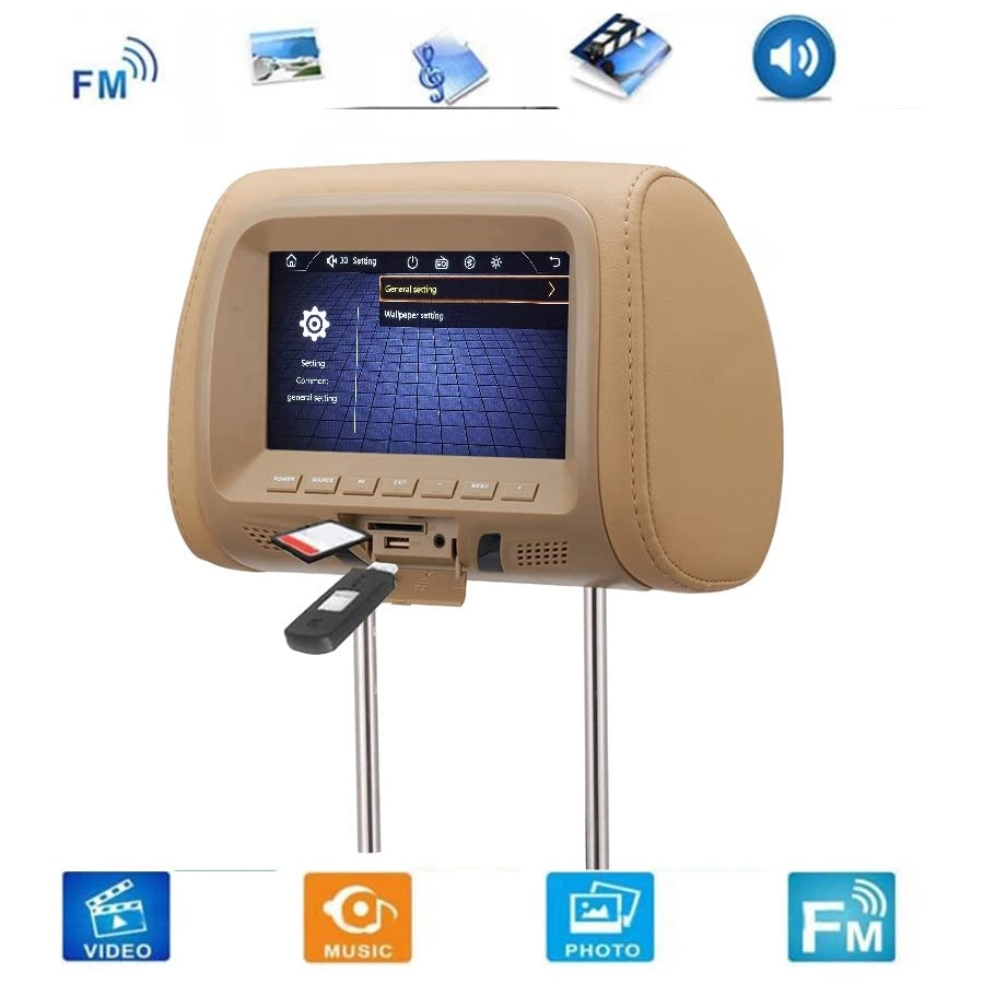 Headrest car monitor - 7 Inches