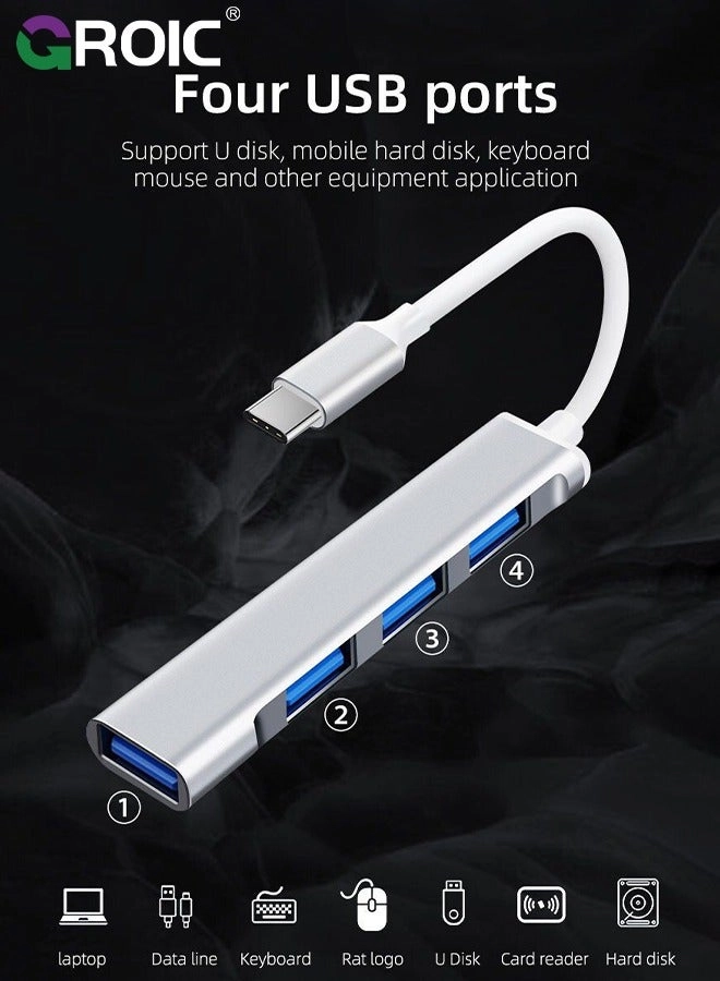 USB Hub - 4-Port 1xUSB3.0 3xUSB2.0