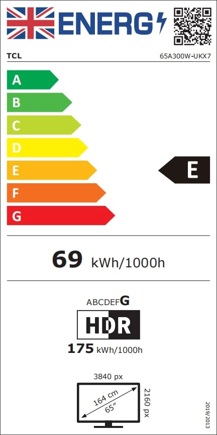 65A300W - 65 inches