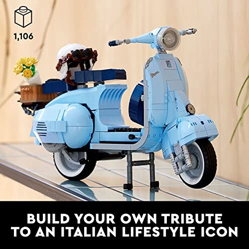 Vespa 125 (10298) - 1106 pieces pastel blue
