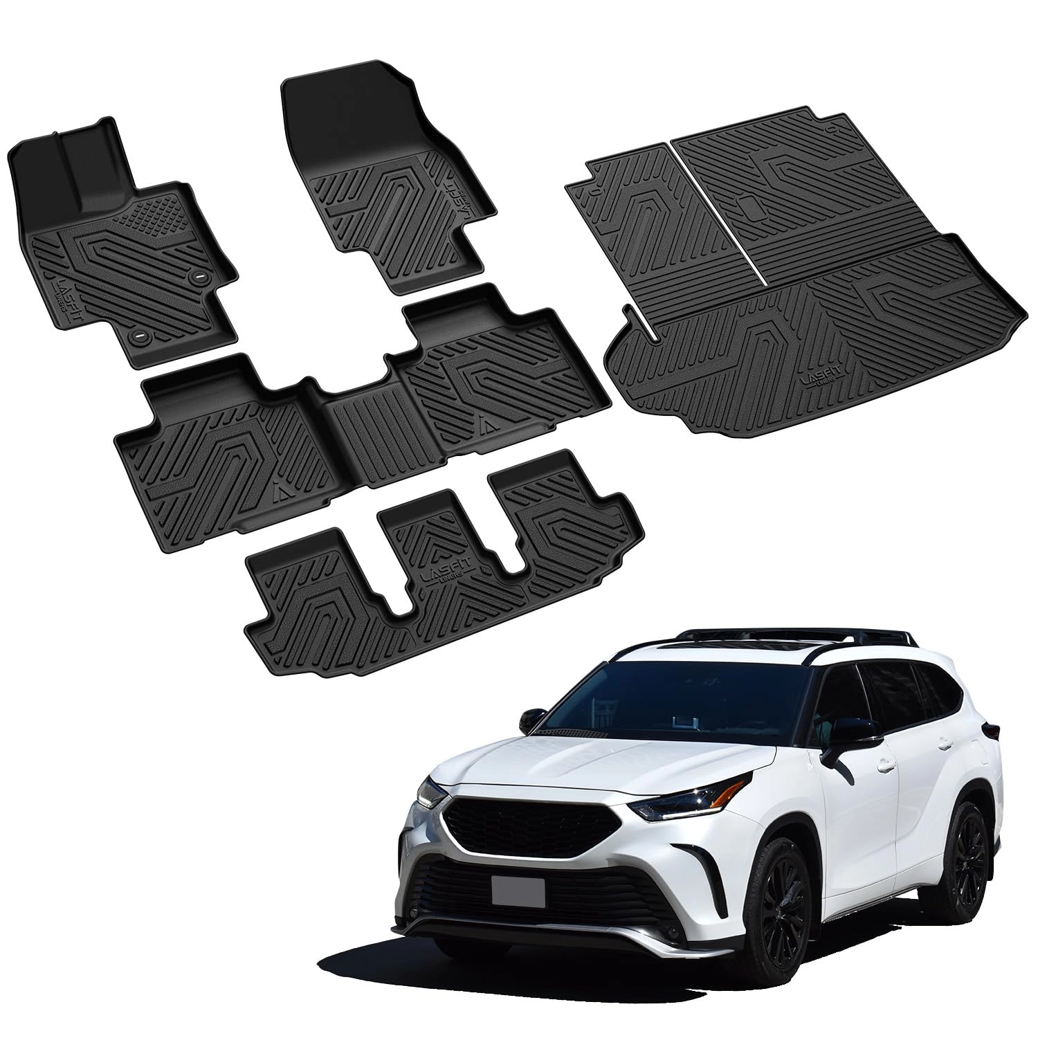 Floor Mats & Cargo Mat for Toyota Highlander - 2020-2026