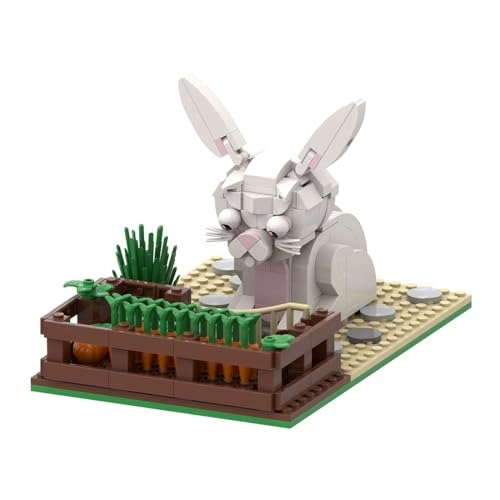 Country Bunny and Garden Building Blocks Set - 341 pcs