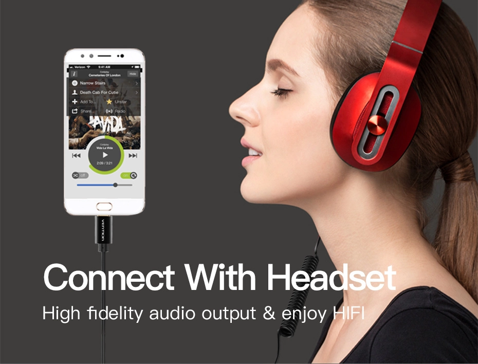 3.5mm Male to Male Audio Cable - 1 m