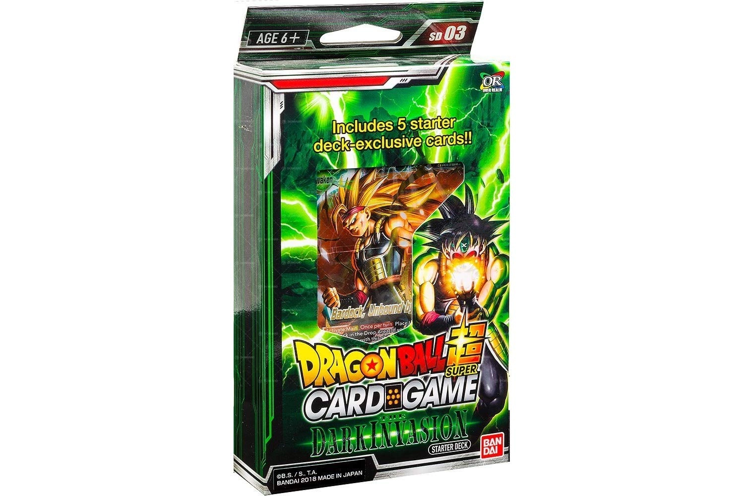 Bandai Space Dragon Ball Z Super The Dark Invasion Starter Deck - English 51pcs