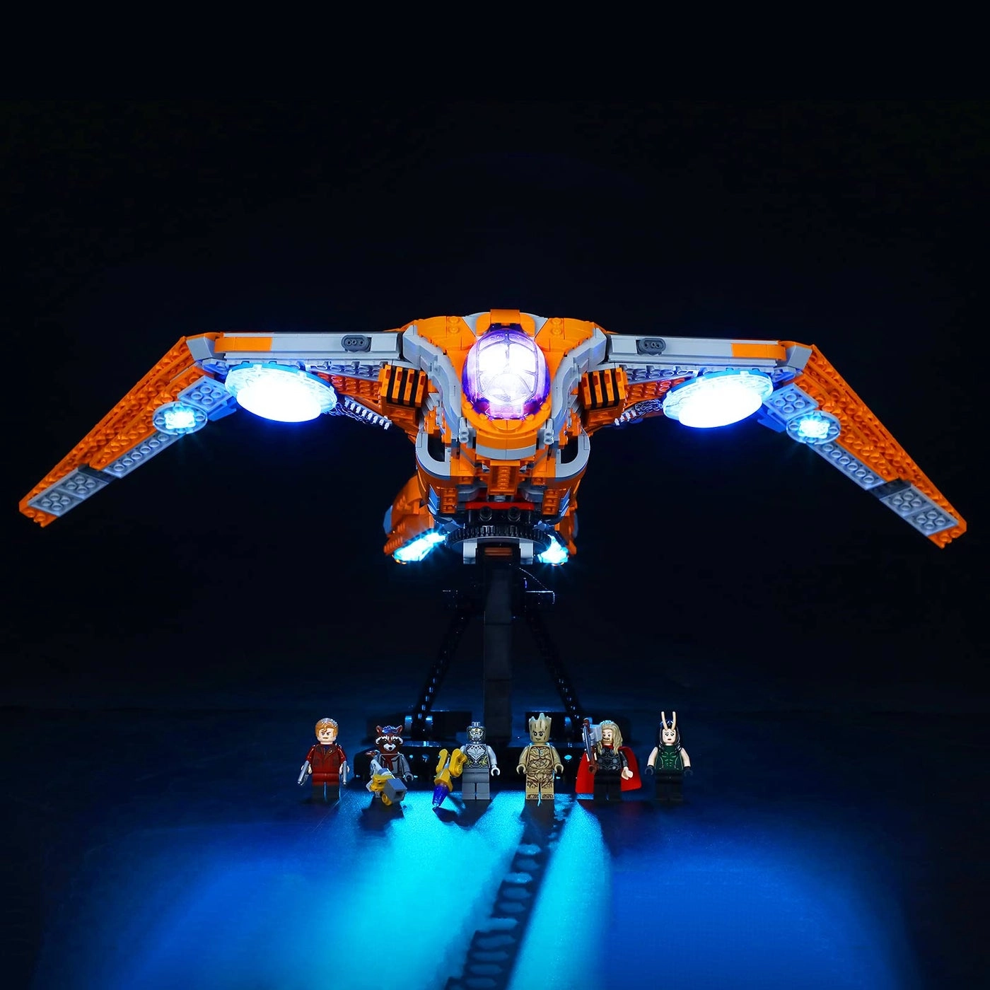 Led Lighting Kit for Guardian Ship - Compatible with Lego 76193