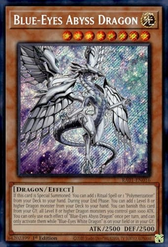 Blue-Eyes Abyss Dragon RA01-EN016 - 1st Edition