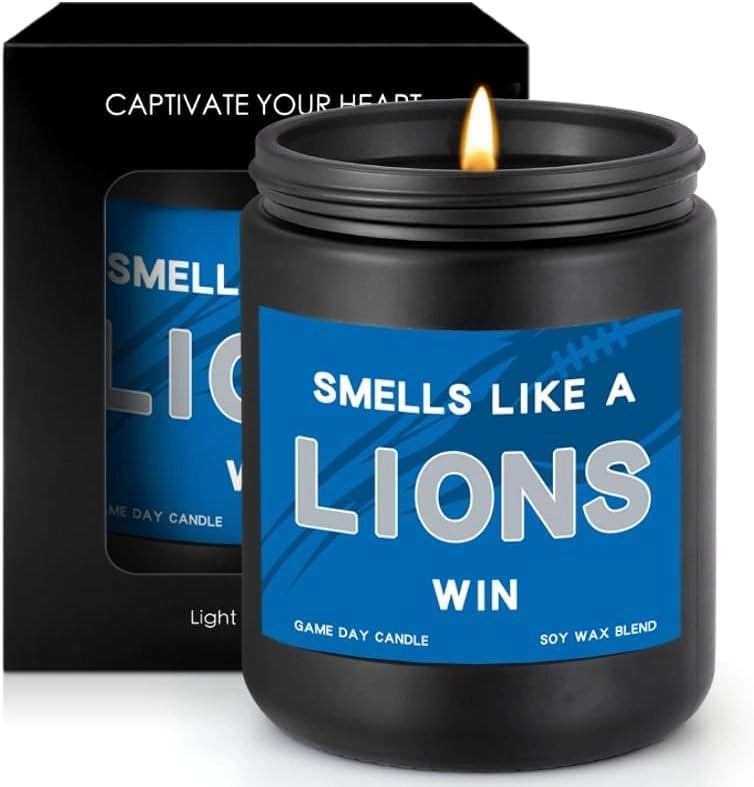 oiceme Smells Like A Lions Win Scented Candle