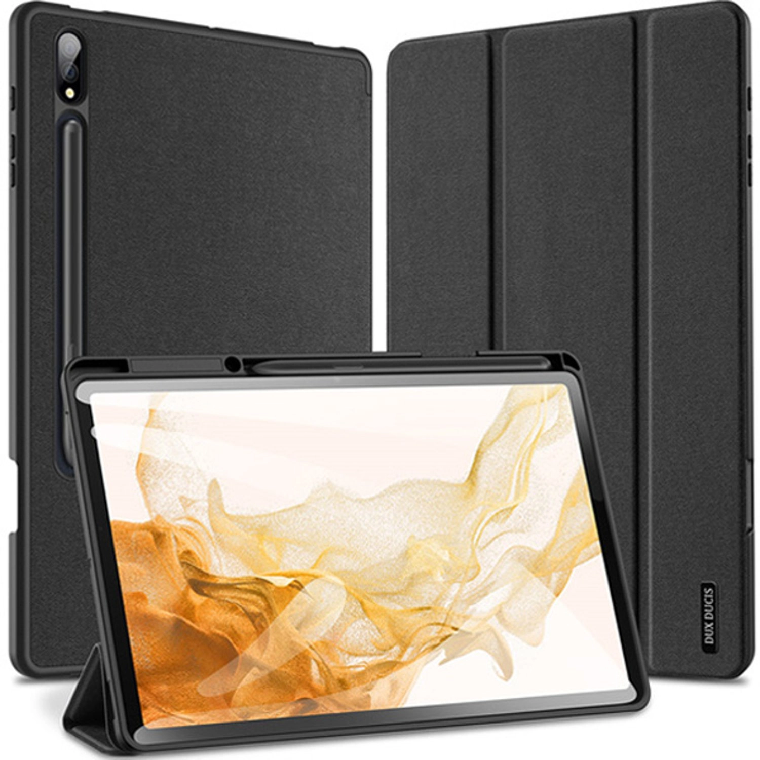 Folio Case with S Pen Holder for Samsung Tab S8 Plus