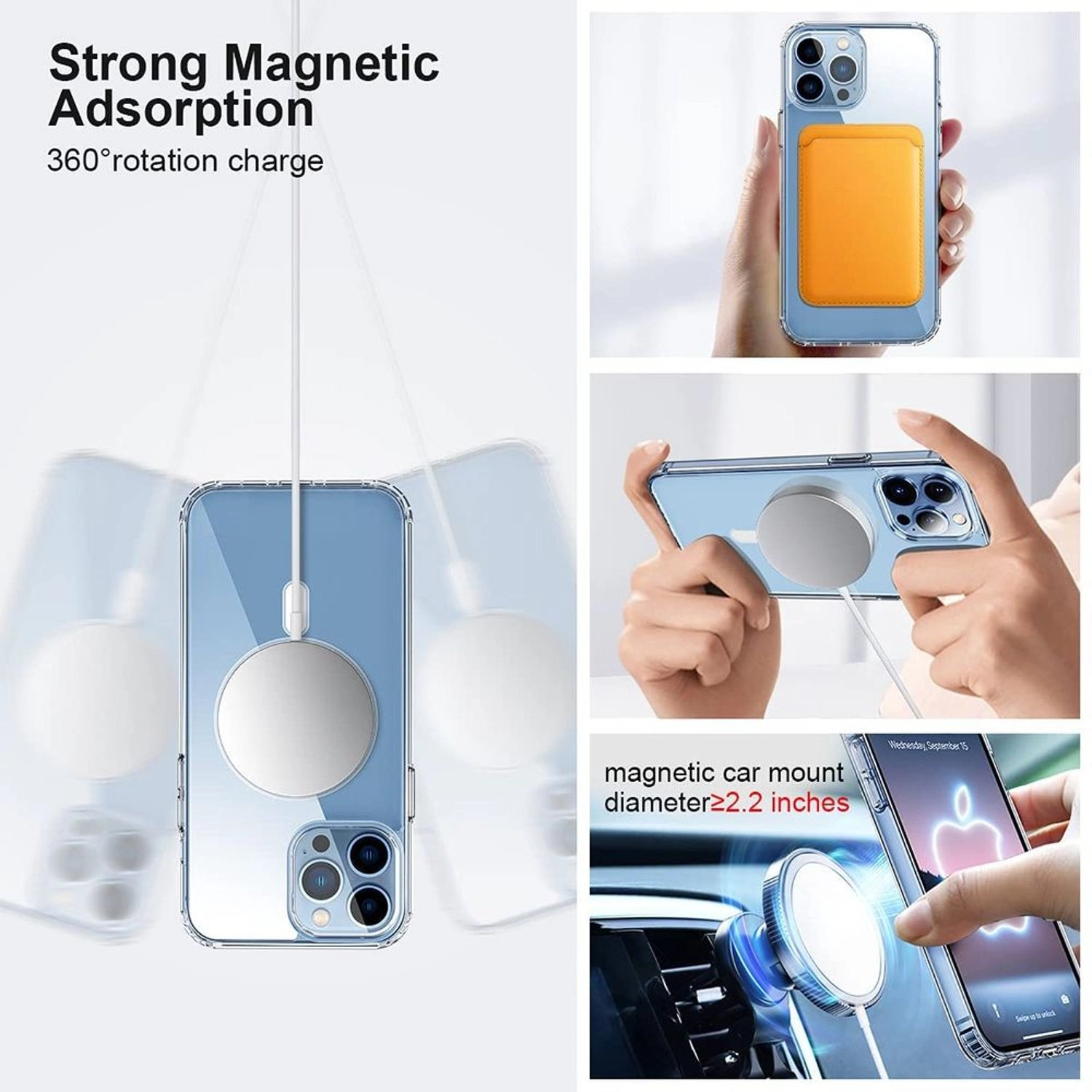Efficiente Series Magnetic Case - TPU, PC for iPhone 13 Pro Max