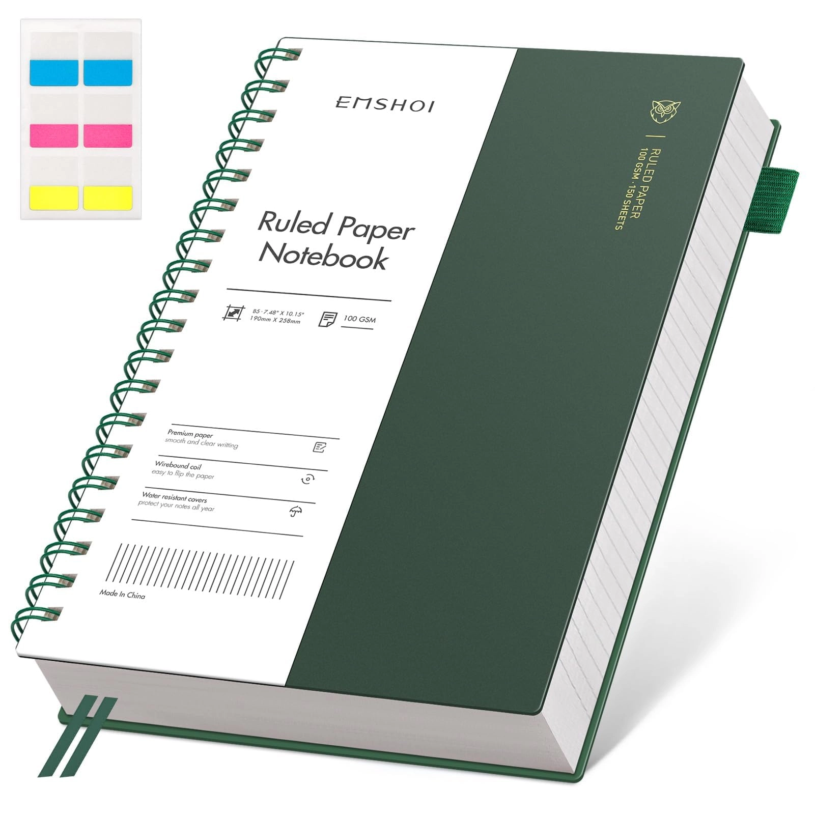 Notebook B5 Spiral - Lined 150 Sheets